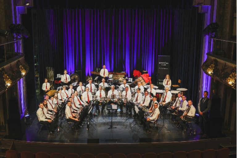 Auf nach Mechelen: Die Brass Band Hörhausen in Belgien